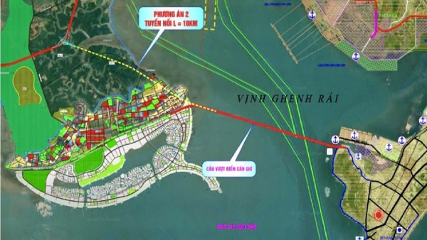 Bộ Xây dựng thông tin việc xây cầu vượt biển nối Cần Giờ - Vũng Tàu