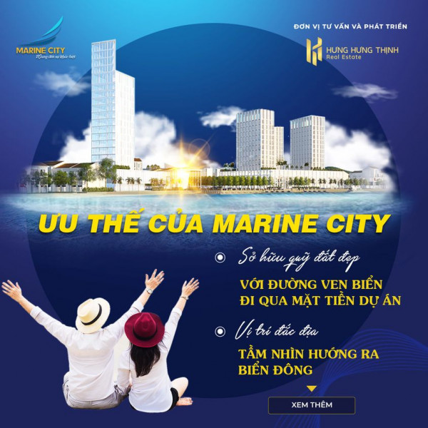 Khu đô thị phố biển Marine City và các ưu thế nổi bật