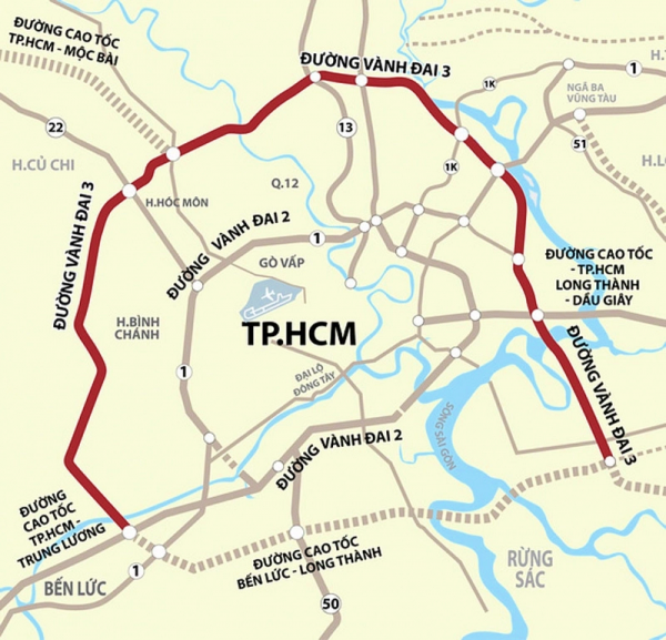 Đường vành đai 3 - Cú hích cho kinh tế, bất động sản TP.Hồ Chí Minh