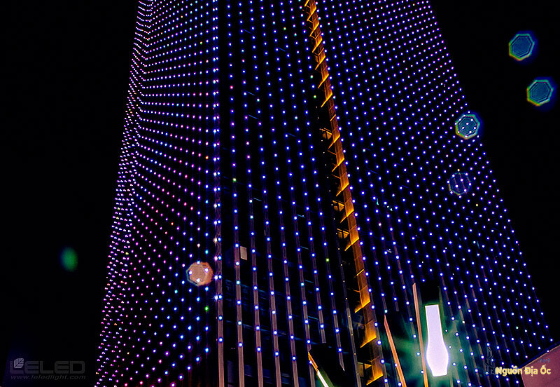 Facade Lighting chung cư Vũng Tàu