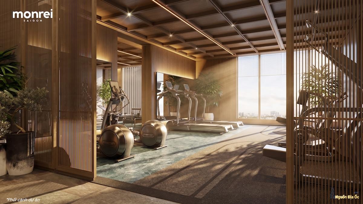 Tiện ích phòng gym Monrei SaiGon