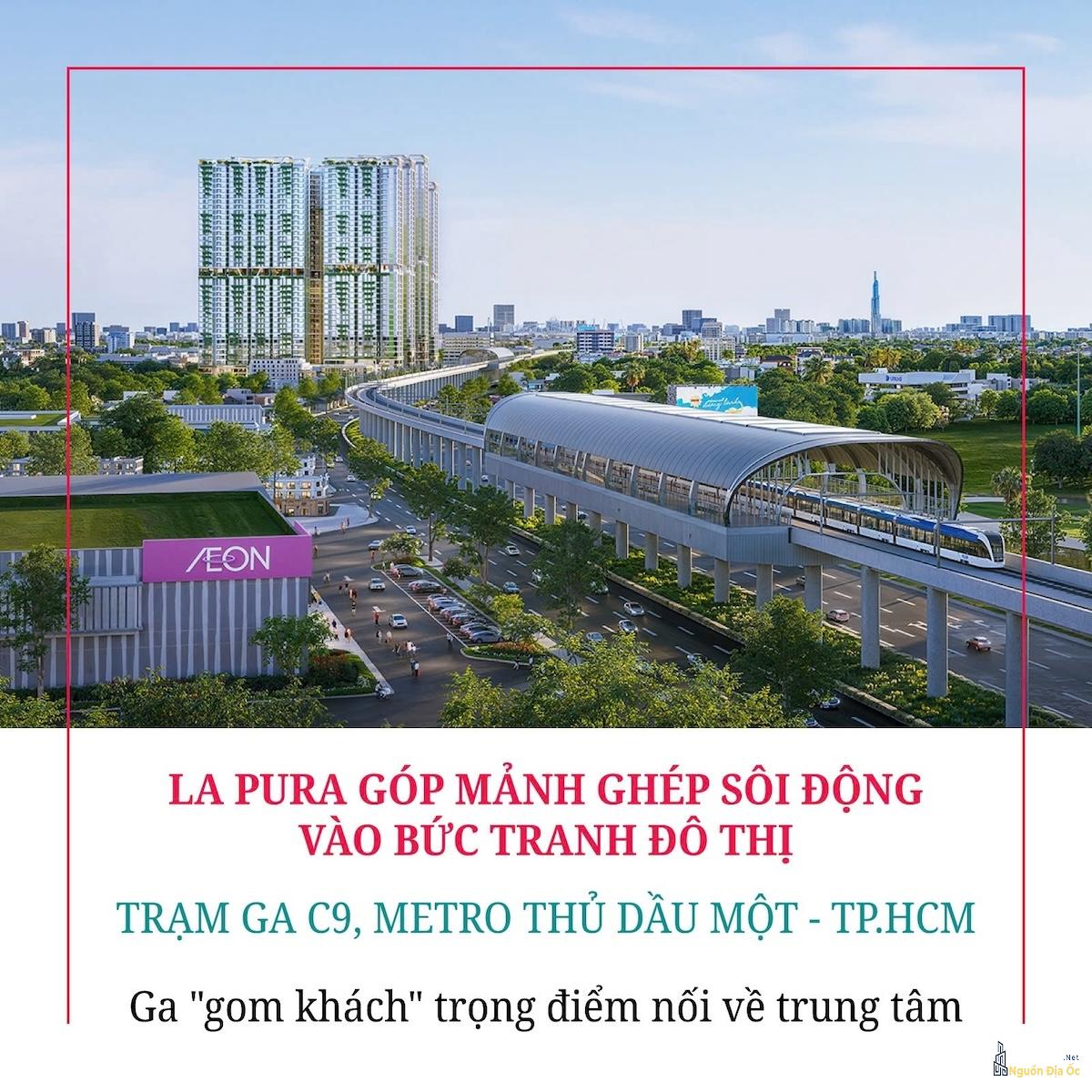 La Pura ngay trạm Metro La Pura ngay trạm Metro