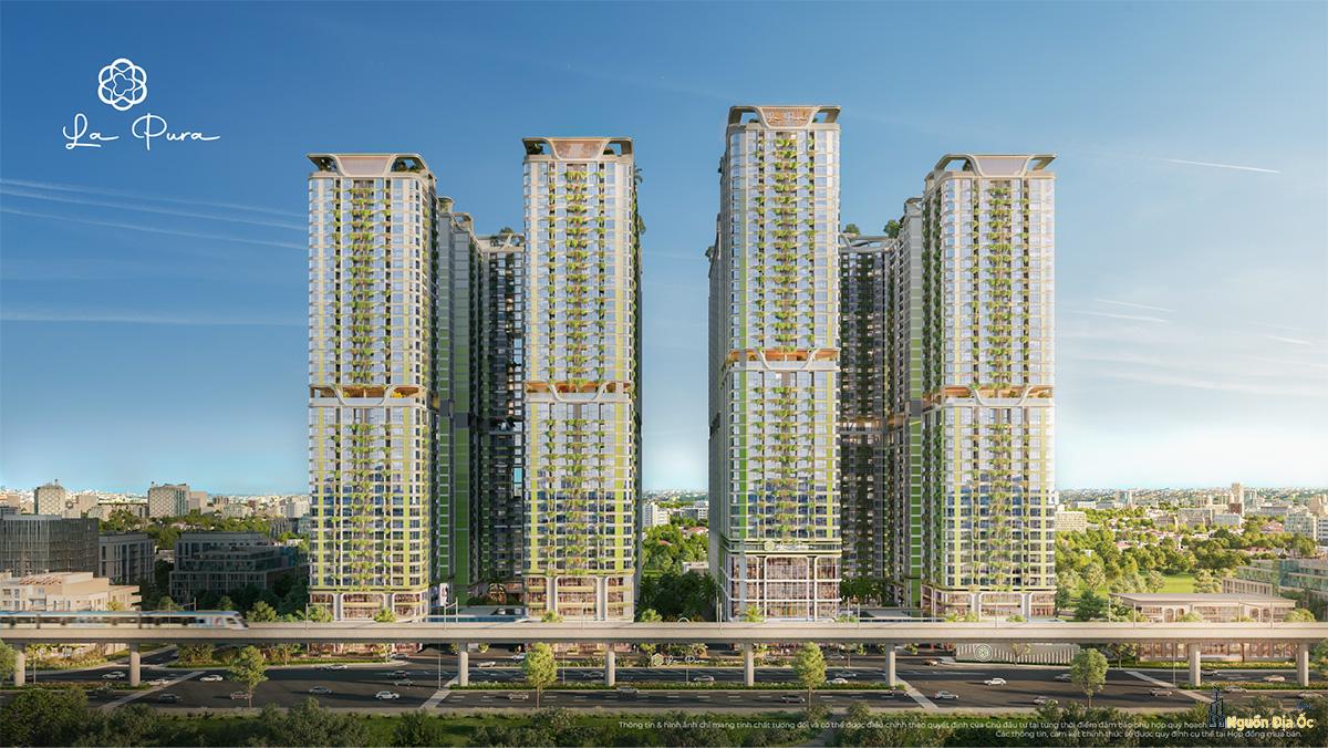 Căn hộ La Pura có Metro số 2 đi qua