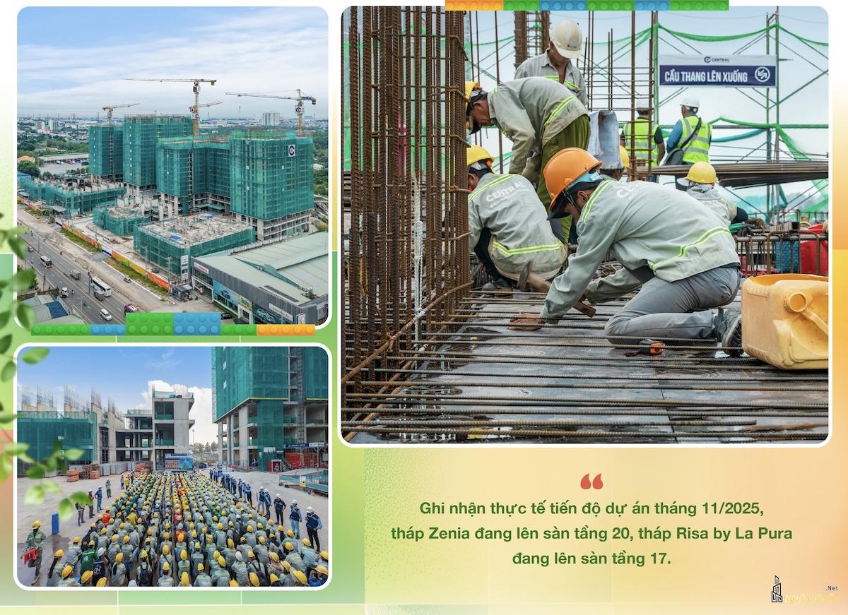 Tiến độ xây dựng La Pura