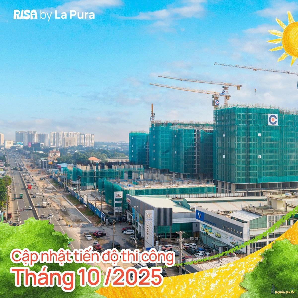 Tiến độ La Pura Tháng 10/2025