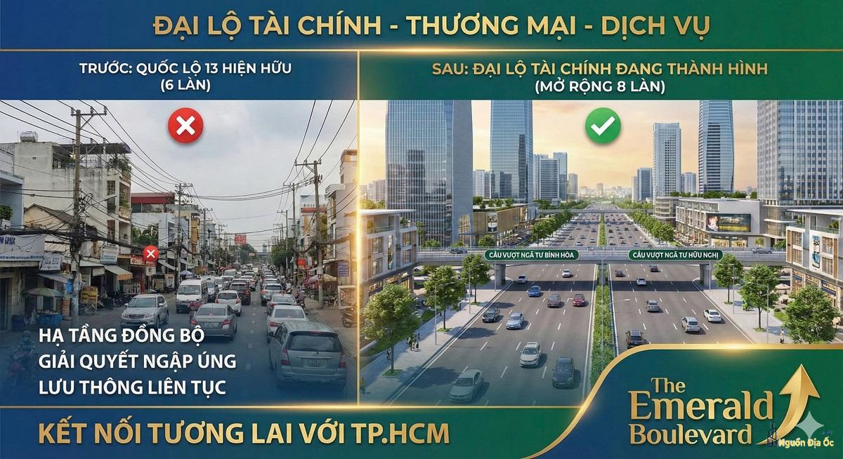 Vị trí chiến lược tiềm năng The Emerald Boulevard