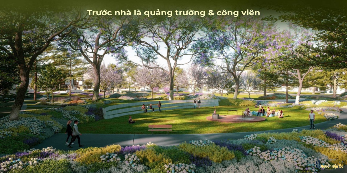 Tiện ích quảng trường của Eco Village Saigon River