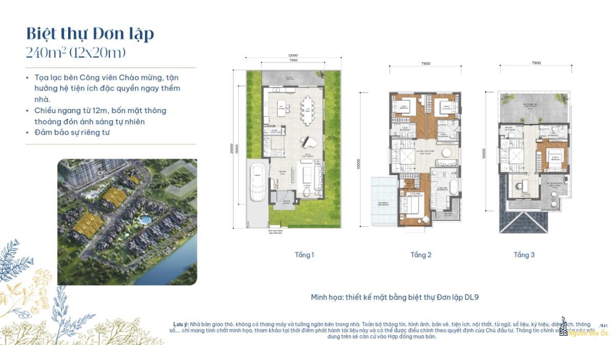 Biệt thự đơn lập Gladia 1