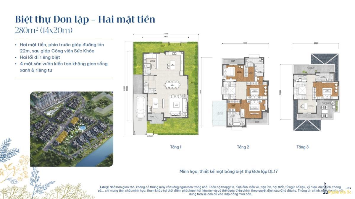 Biệt thự đơn lập Gladia 2