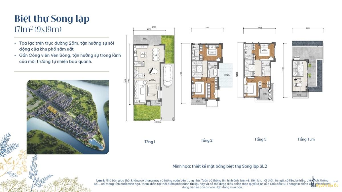 Biệt thự song lập Gladia 2