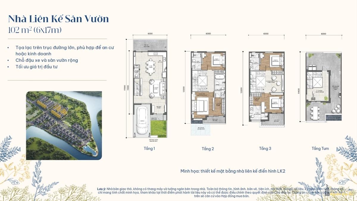 Nhà phố liền kế Gladia 2