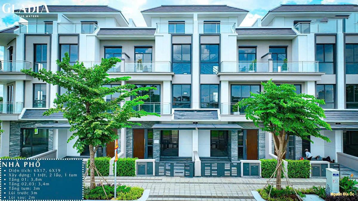 Mẫu nhà phố Gladia Khang Điền