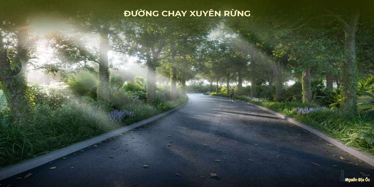 Tiện ích đường chạy xuyên rừng của Eco Village Saigon River