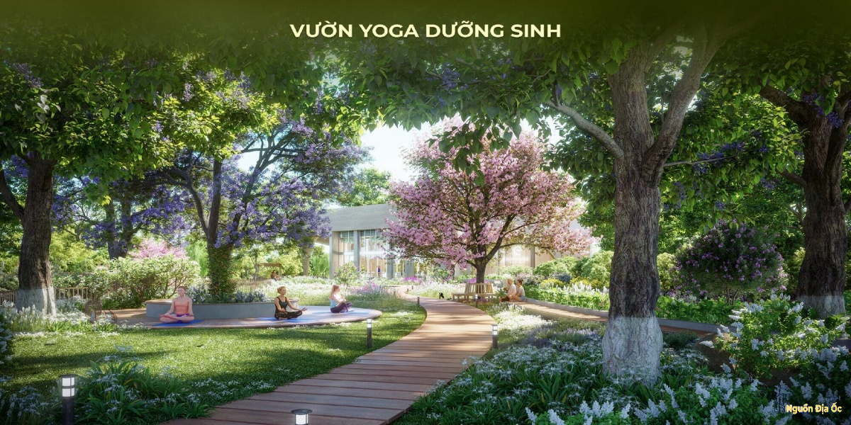 Tiện ích vườn Yoga của Eco Village Saigon River