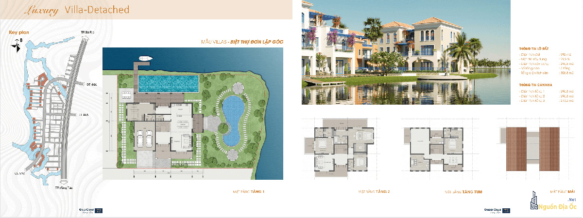 Thiết kế Mẫu Villas Gold Coast Vũng Tàu Góc 1