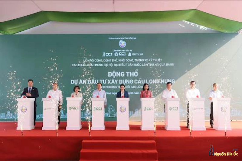 Khởi công cầu Long Hưng