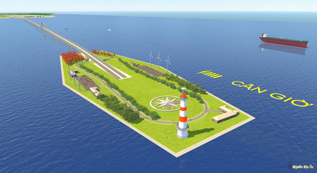 Đảo nhân tạo hướng Cần Giờ Đảo nhân tạo hướng Cần Giờ