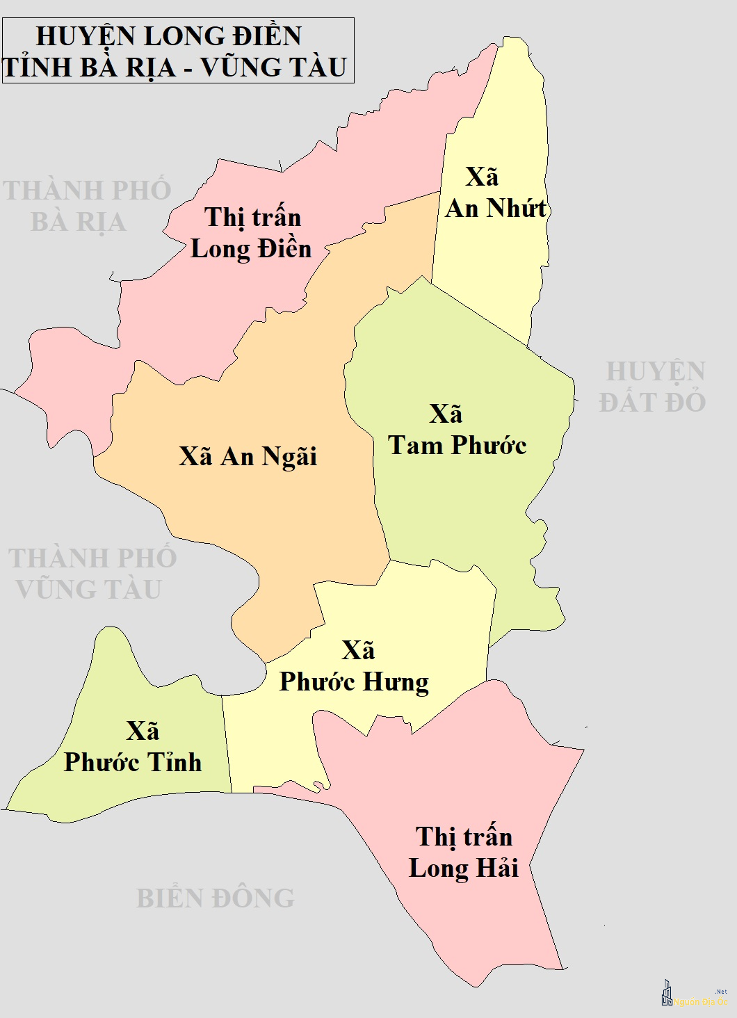 Hành chính Long Điền