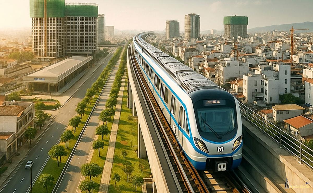 Metro số 2 đi qua Căn hộ La Pura Metro số 2 đi qua Căn hộ La Pura