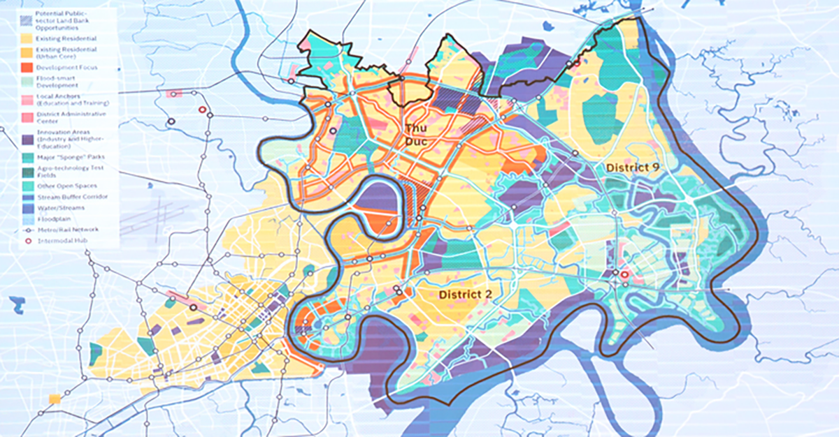 bản đồ thành phố Thủ Đức