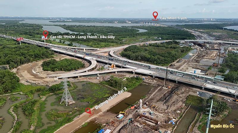 Vành đai 3, nút giao cao tốc TPHCM - Long Thành - Dầu Giây